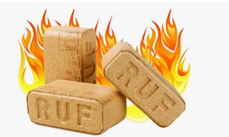 Древесный топливный брикет ЕвроДРОВА...