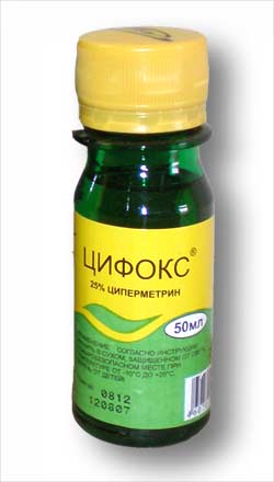 Средство ЦИФОКС Инсектоакарицид  фл. 50 мл 1/50